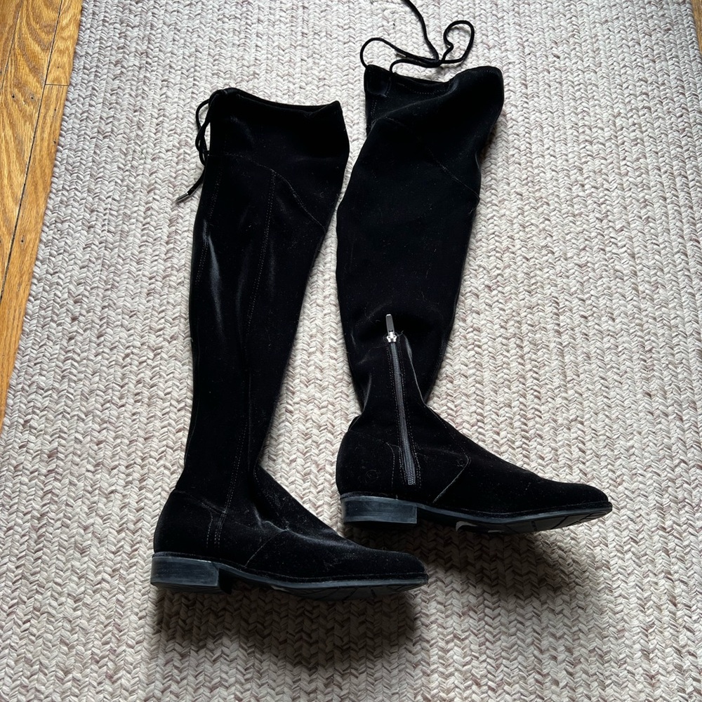 Tall over the knee velvet boots by Marc Fisher - Picture 1 of 5